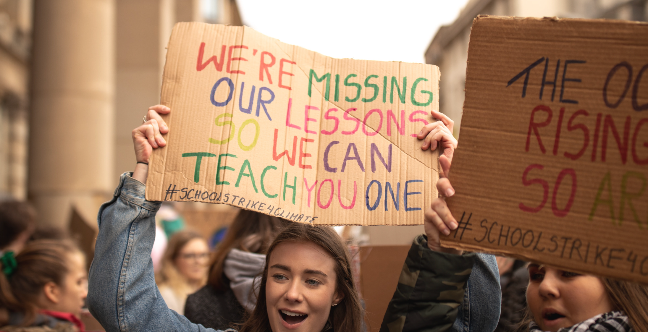 School Strike For Climate Protest